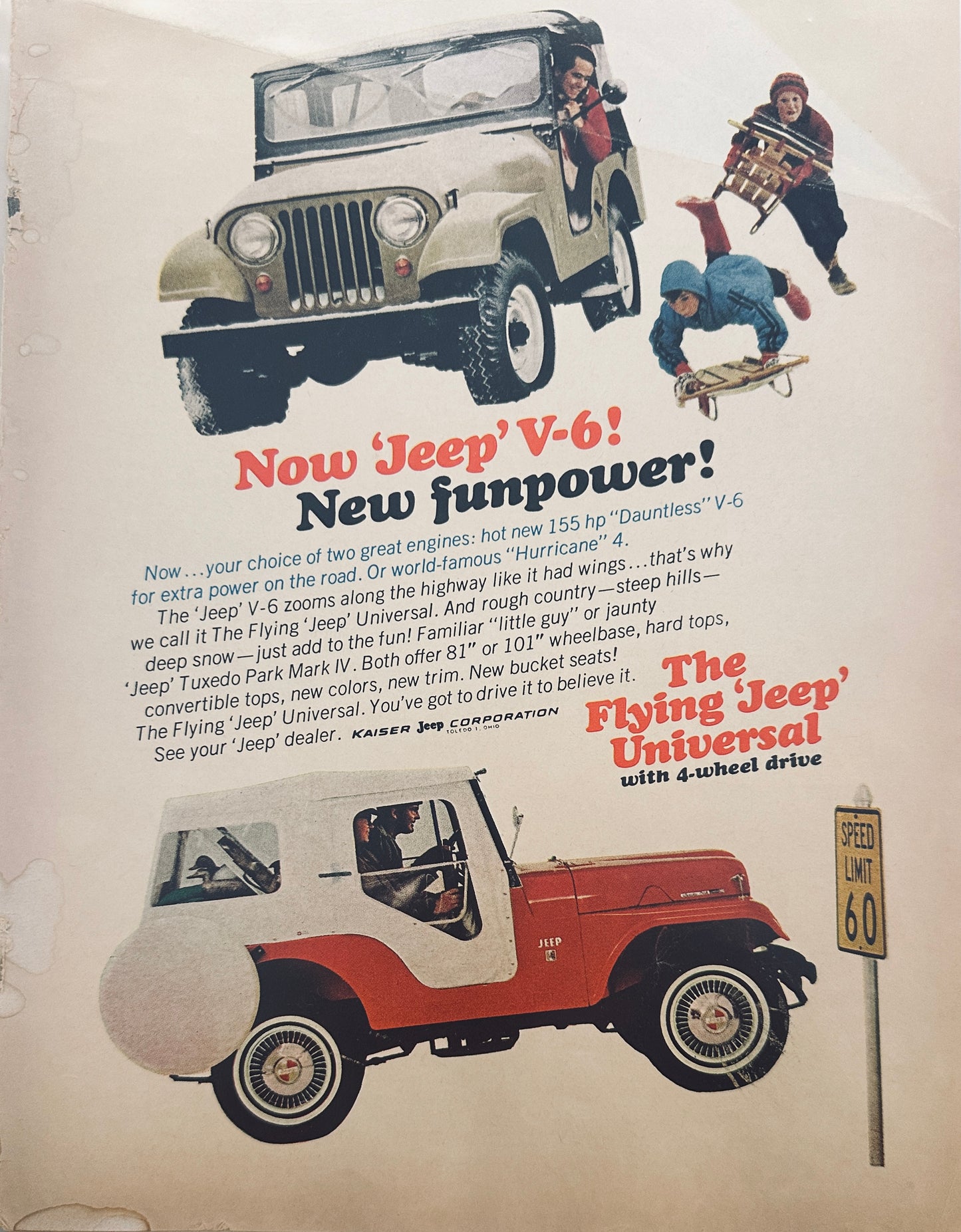 1966 Jeep Universal Magazine Ad A168