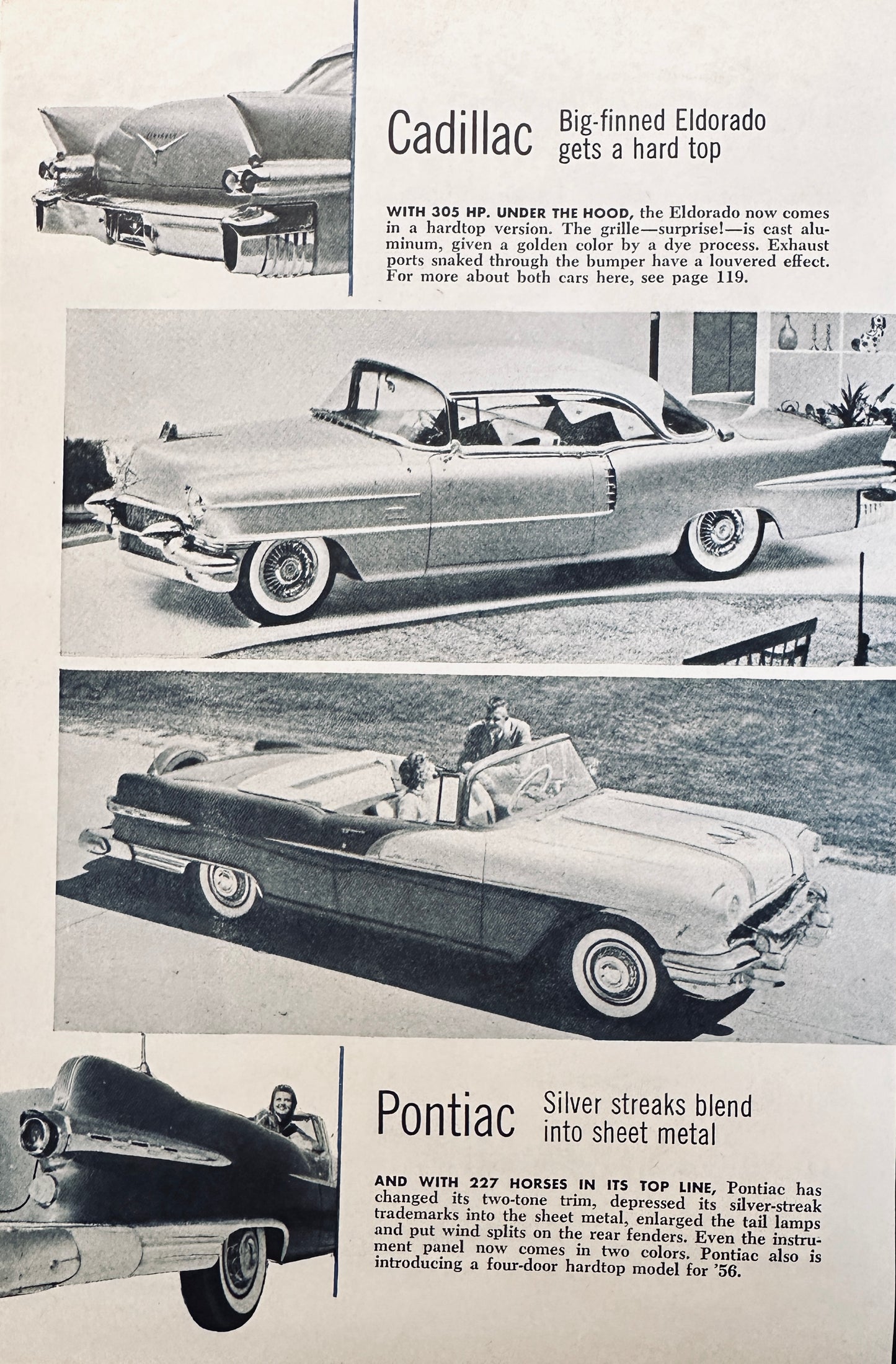 1956 - A Gallery of 1956 Cars - Continental, Cadillac, Dodge, Pontiac & More