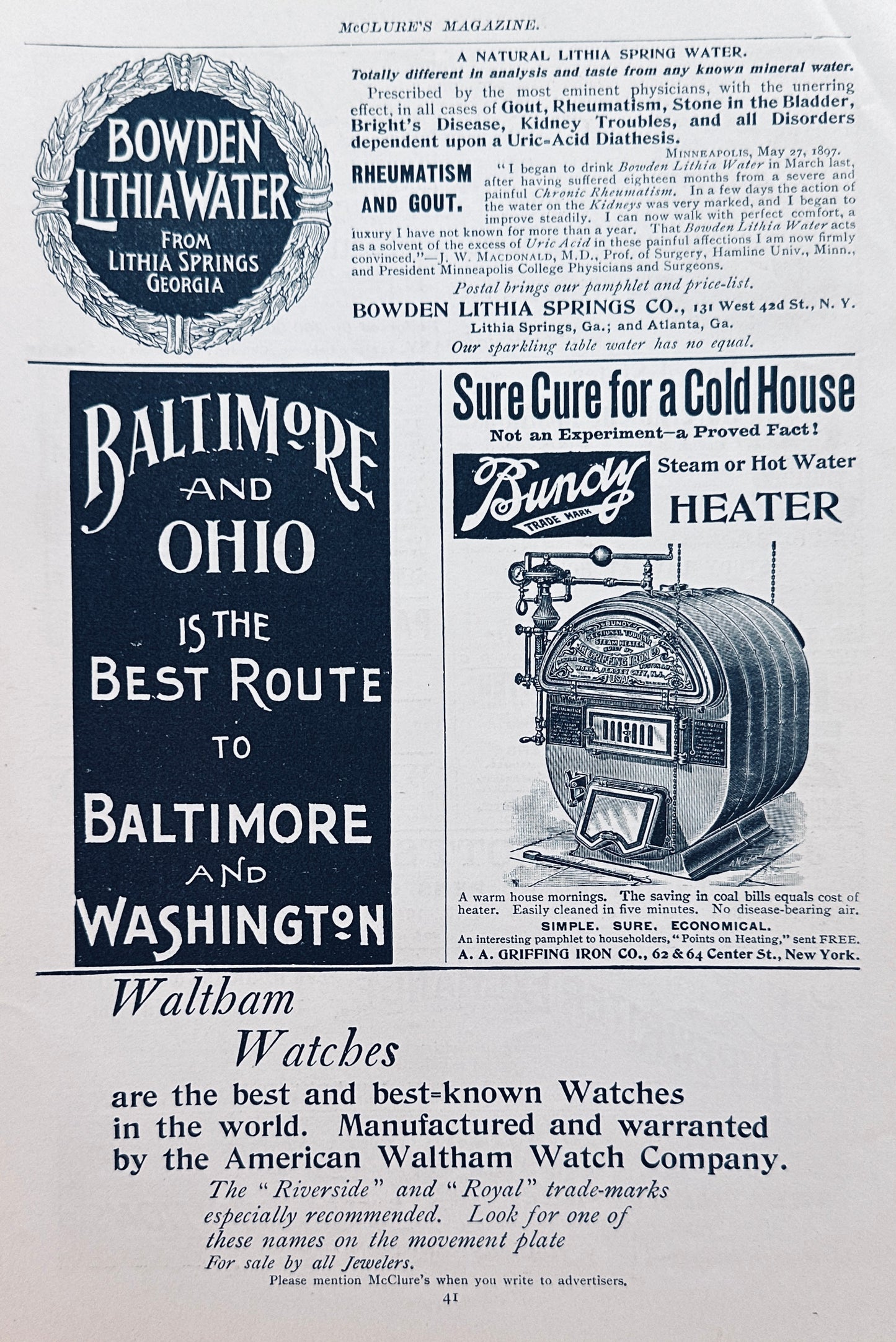 1897 Antique Advertisement Ephemera - Edison Mimeograph, ++ Ad #N1316