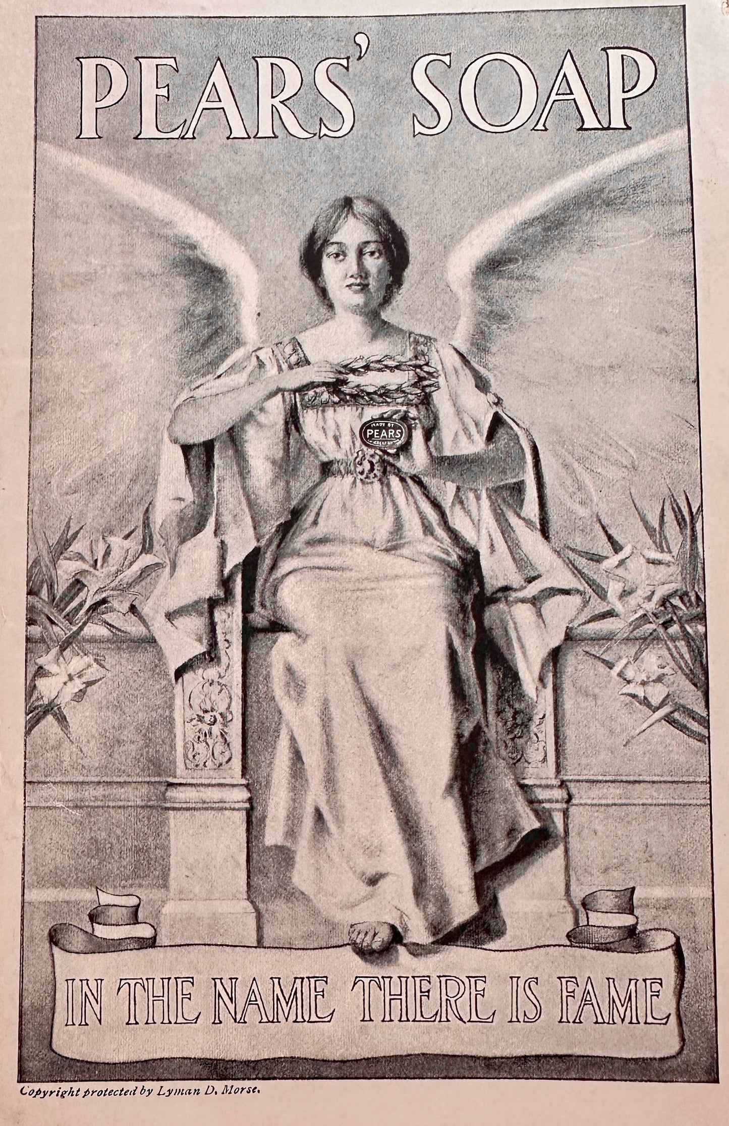 1898 Pears' Soap In The Name There is Fame Ad #N1455