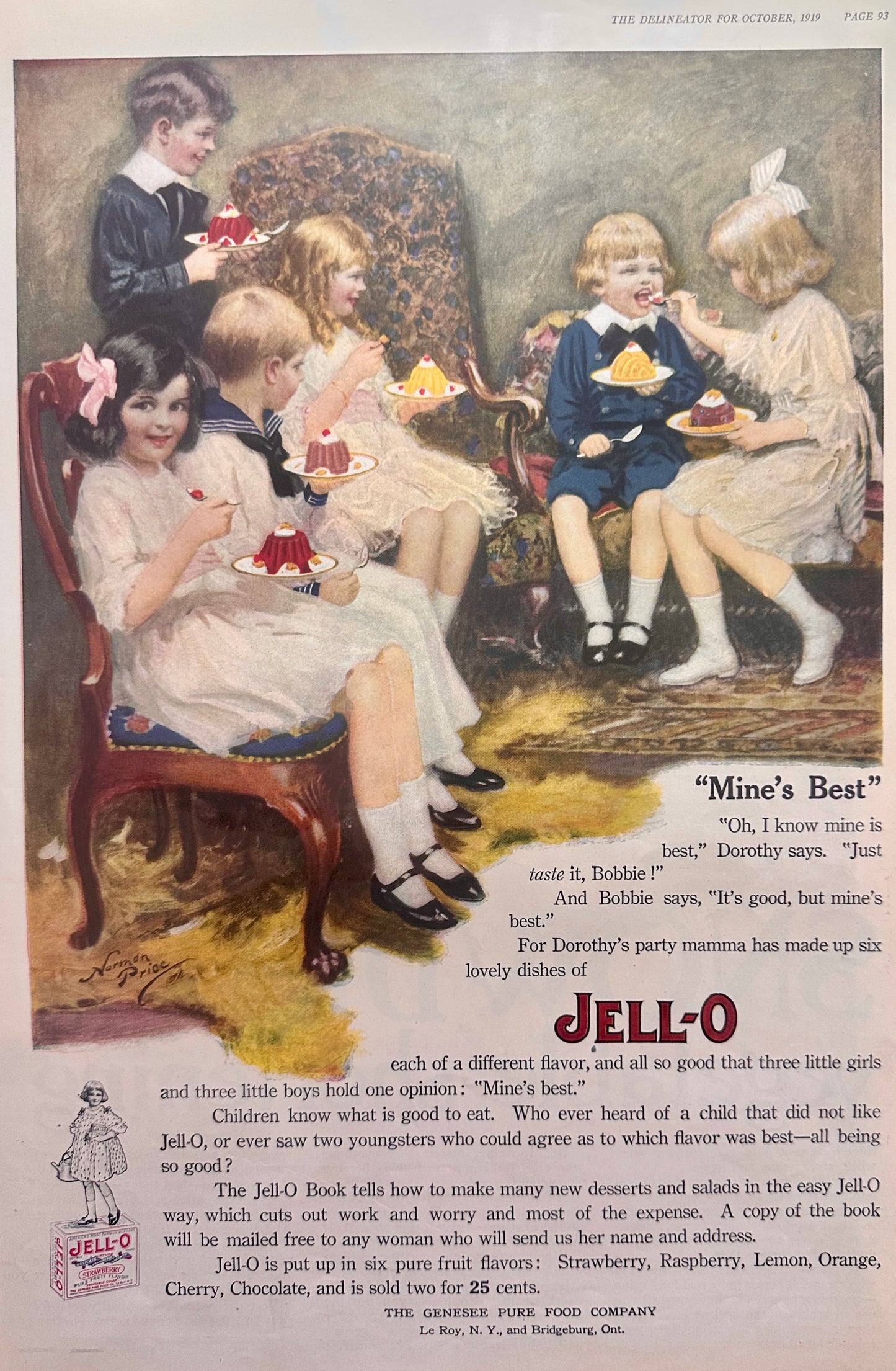 1919 Jell-O - Mine's Best #163