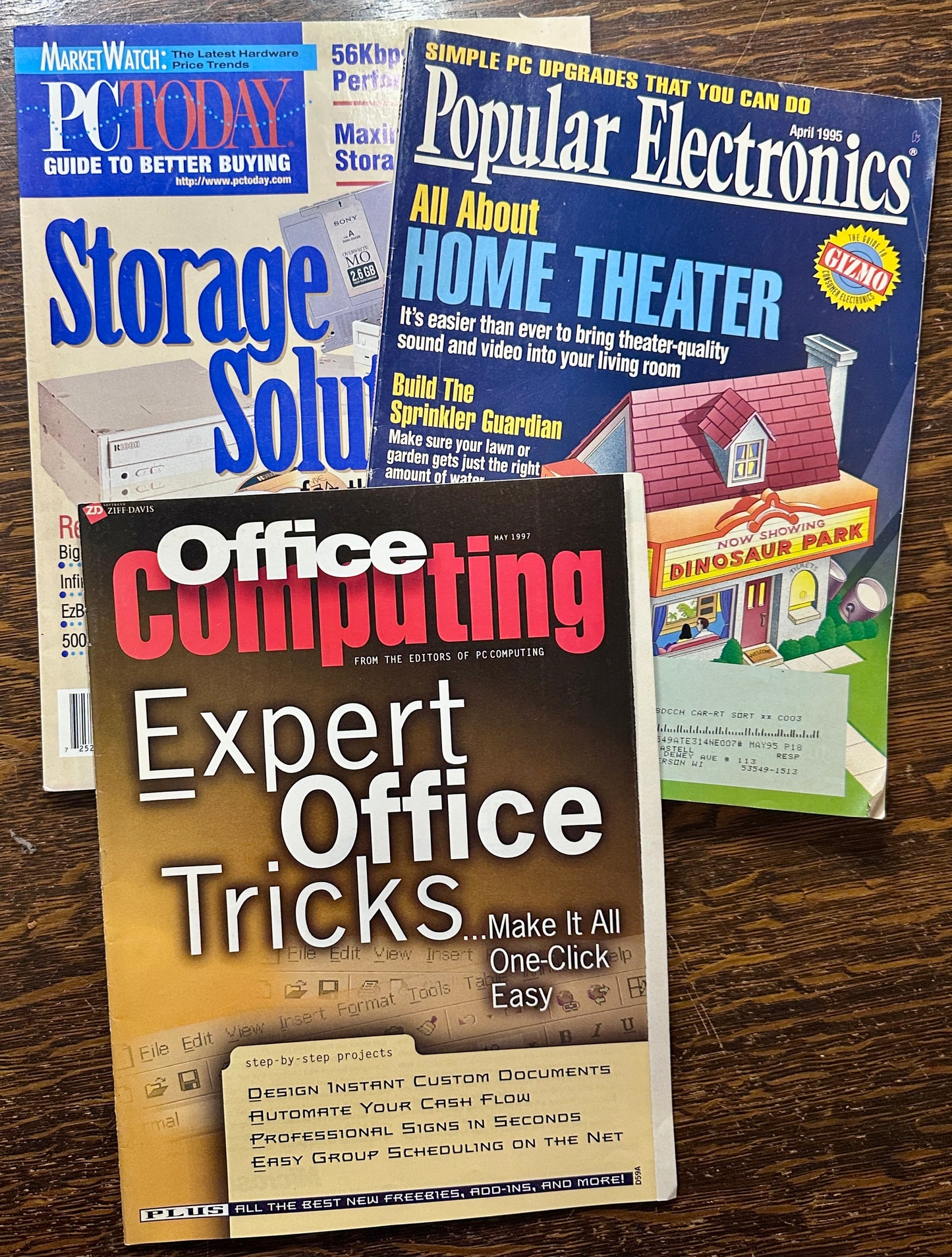 1995-1997 Lot of (3) Computer Magazines PC-6