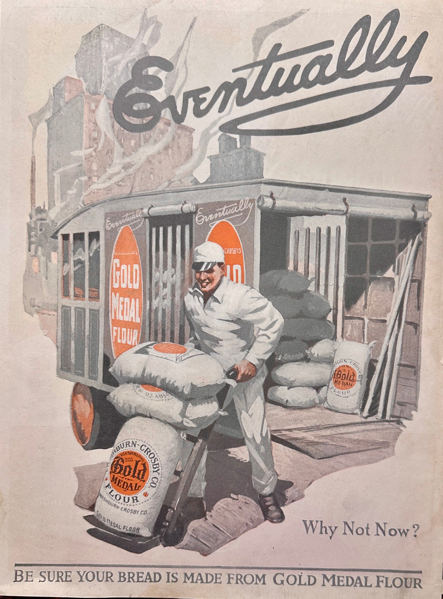 1919 The Sweets Co of America - Nut Tootsie Rolls & Gold Medal Flour Ad #1959