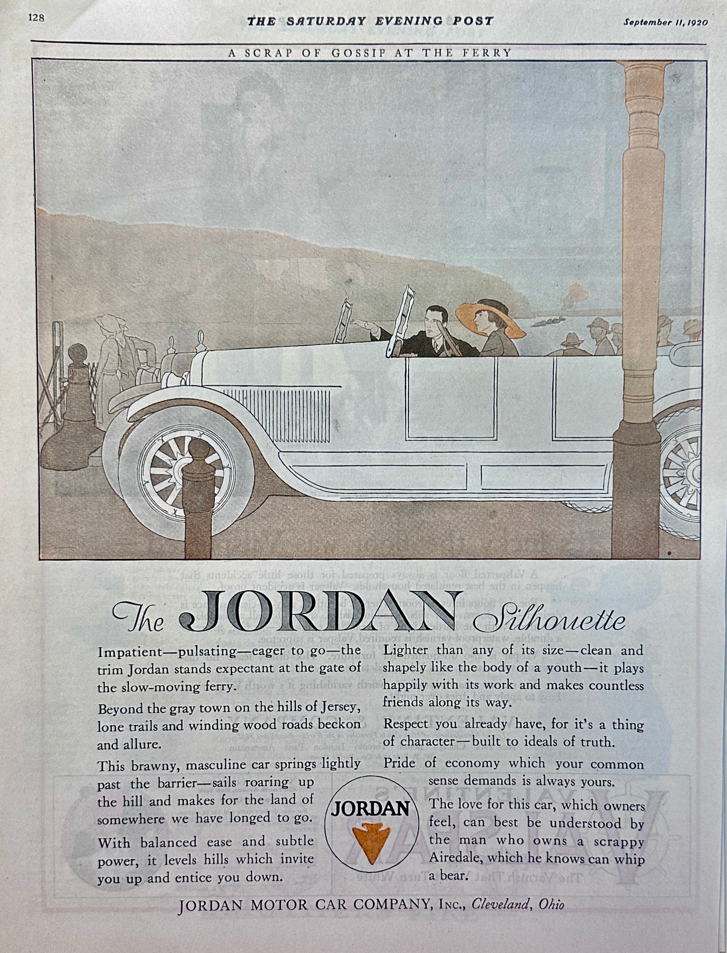 1920 Forgotten Auto Marque - Jordan - Cleveland, Ohio Ad #2040