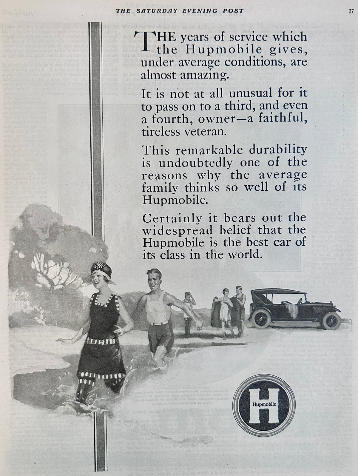 1920 Hupmobile - Best Car of Its Class in the World - Ad #2069