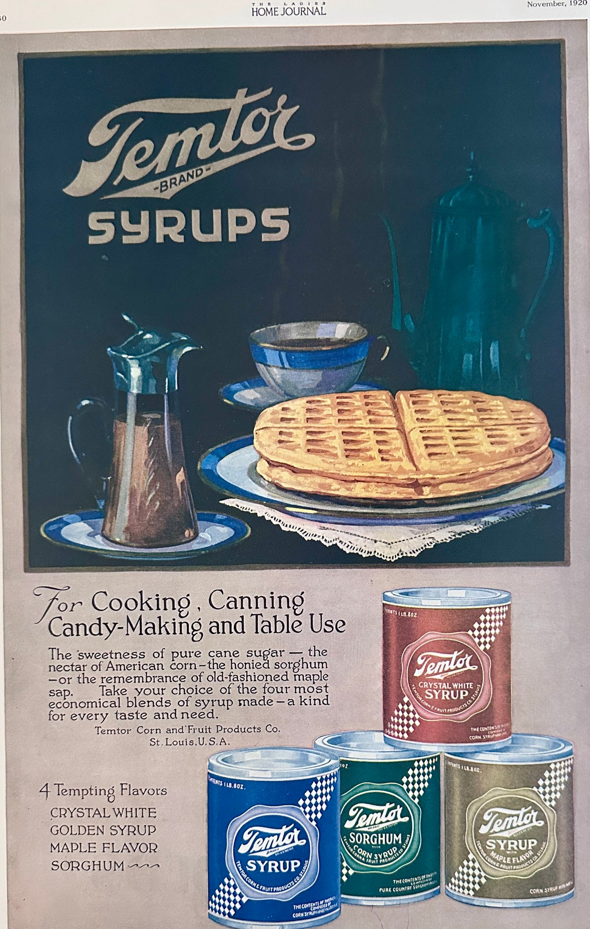 1920 Temtor Syrups - 4 Flavors Available Ad #2193