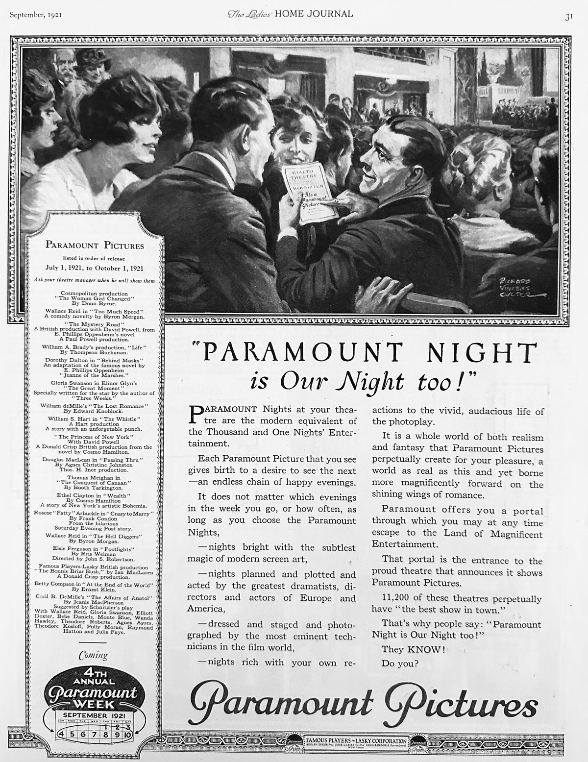1921 Paramount Night is Our Night Too! Ad #2225