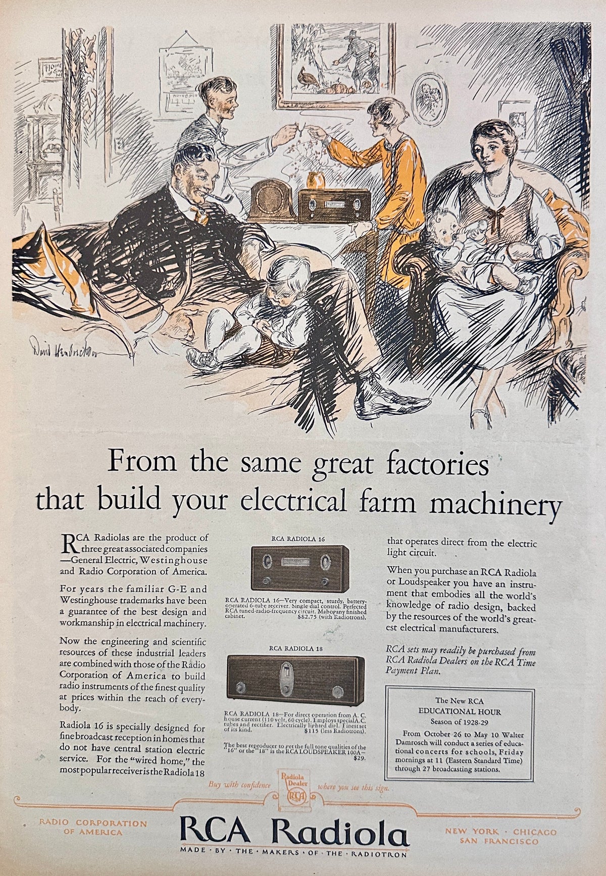 1928 RCA Radiola - From the Same Great Factories... Ad #2252
