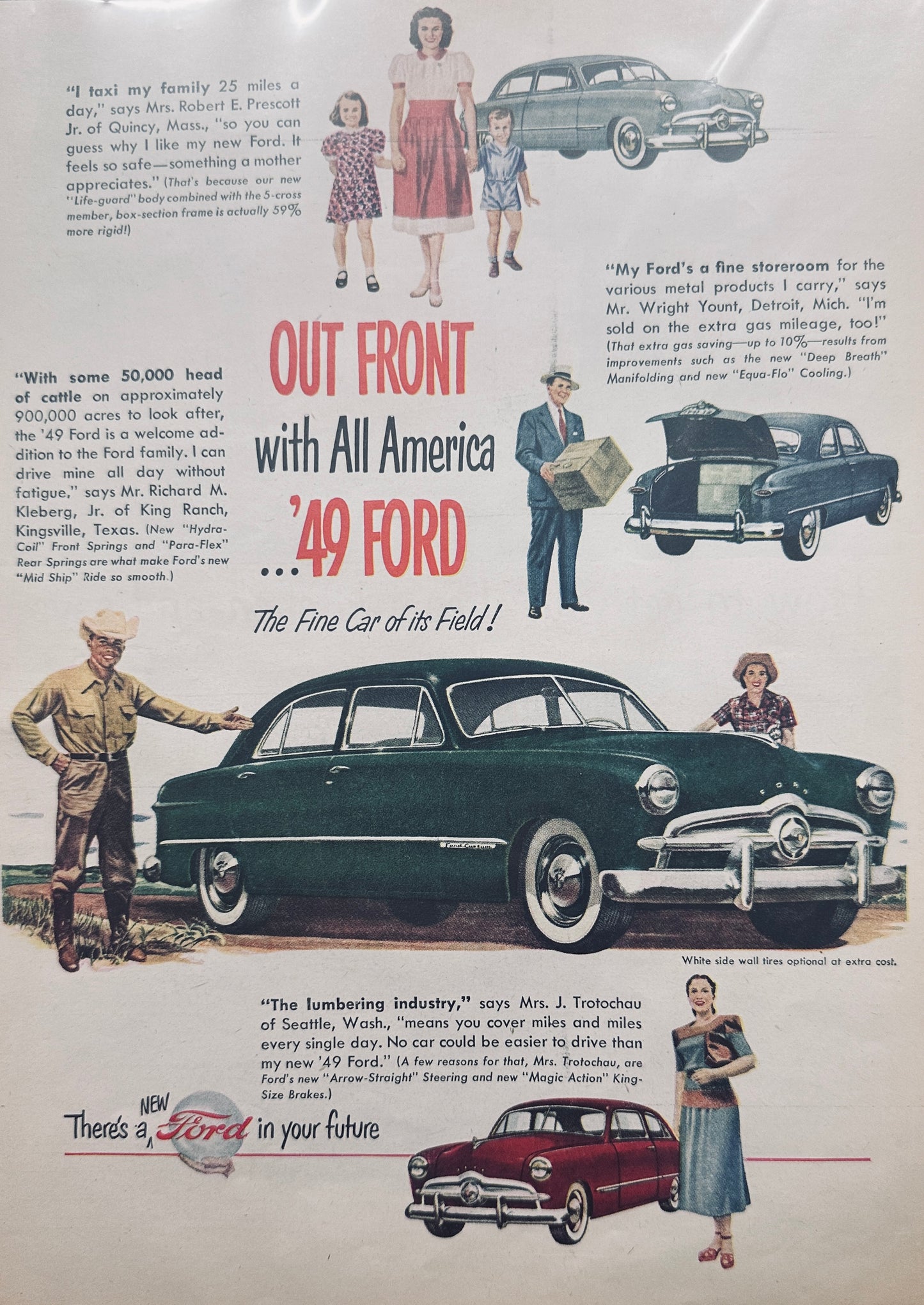 1949 Ford Custom - Out Front Ad #A141