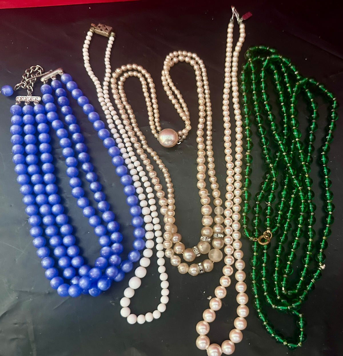 Mixed Bulk Lot of Fashion Beaded & Faux Pearl Necklaces