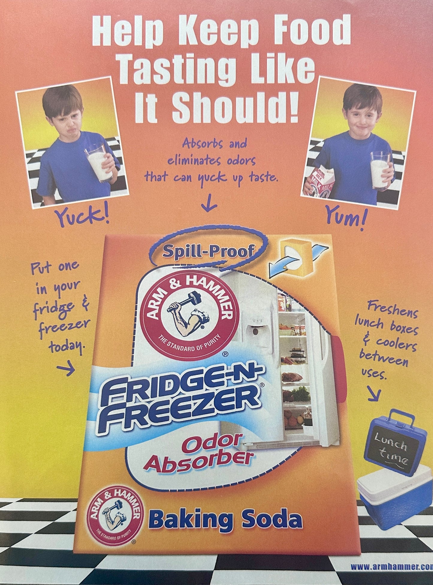 2004 Jif Peanut Butter _ Arm & Hammer Baking Soda Magazine Ads
