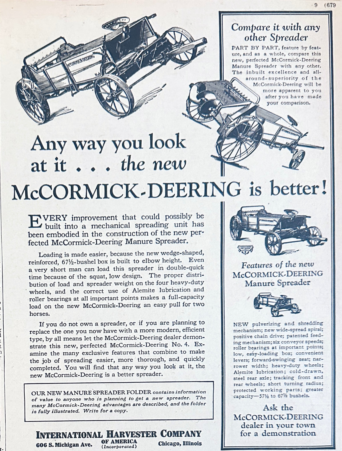 1929 Anyway You Look at It McCormick-Deering Is Better Ad #2416
