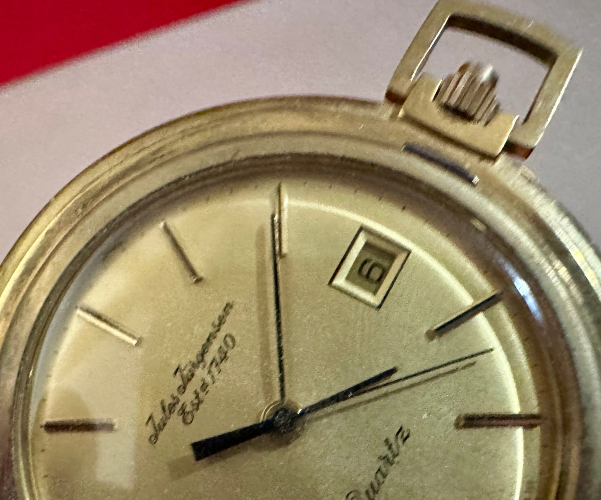 1980's Jules Jürgensen quartz hunter-case pocket watch CS642026