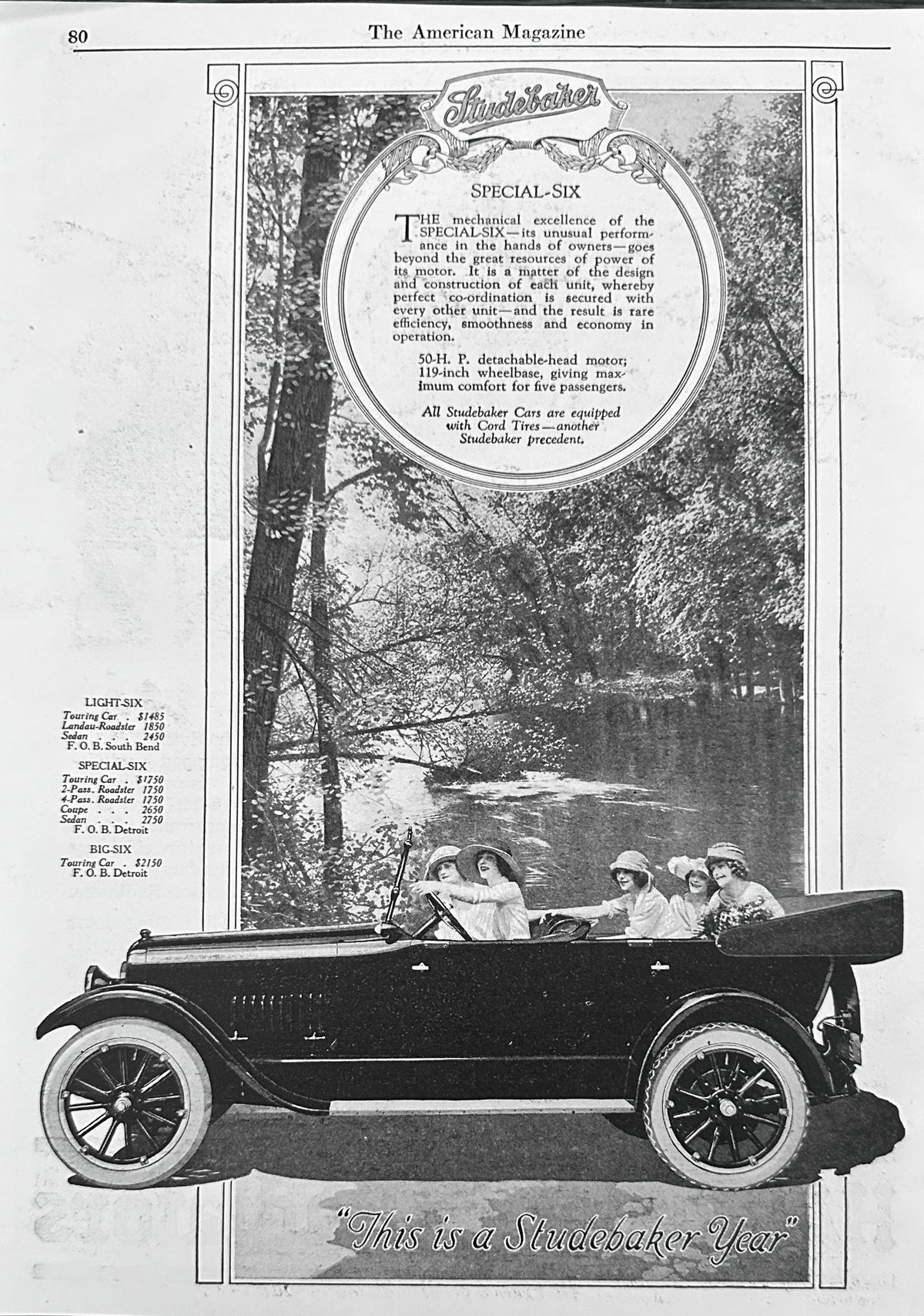 1923 Studebaker Special-Six Convertible Ad #N1649