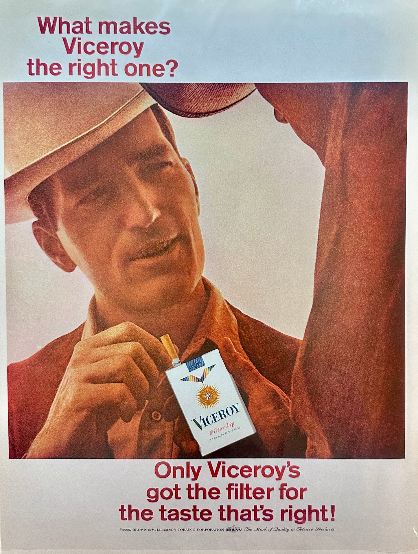 1965 Sprite Spiked Spicy Punch & Viceroy Cigarettes Vintage Ads #1723