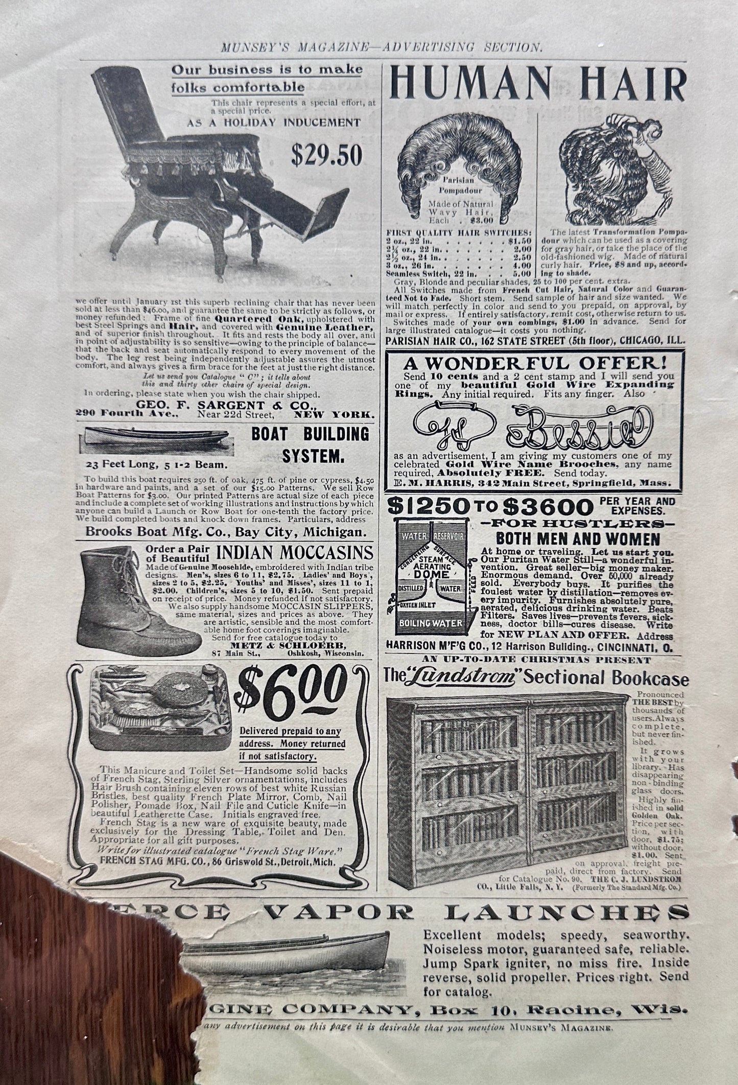 1902 Post Fountain Pen + More original Ads N792