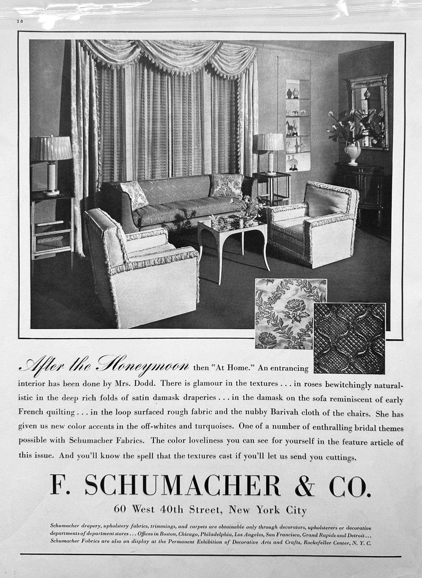1934 White Star Line - Olympic, Majestic. Georgic & Britannic Ocean Liner Ad