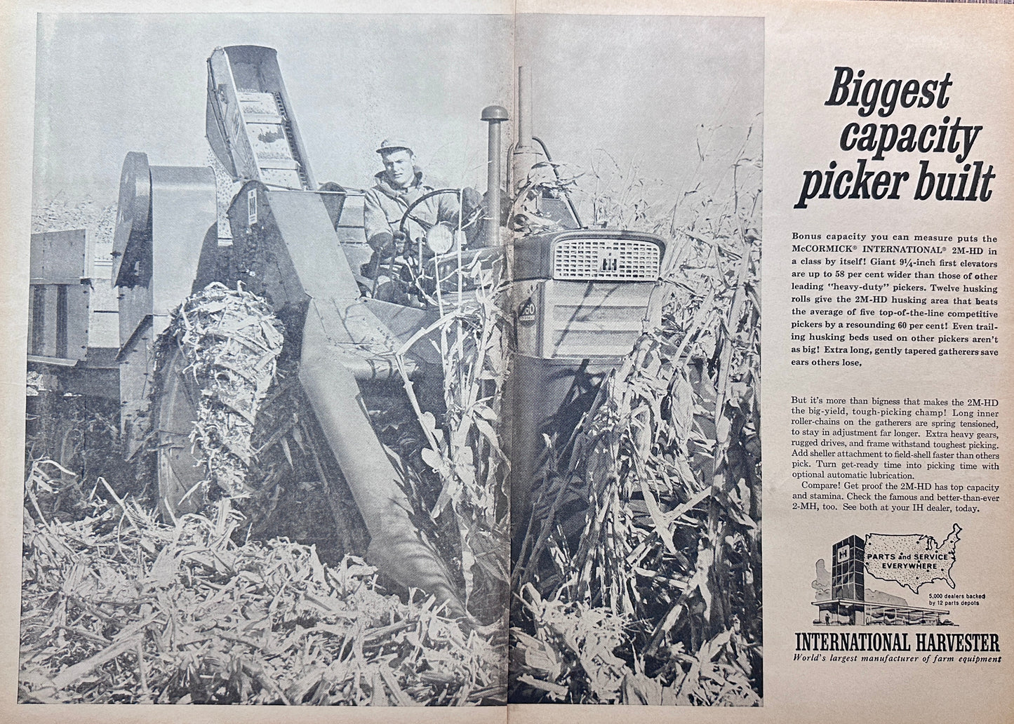 1962 McCormick International 2M-HD Biggest Capacity Picker Built Vintage Ad #5091