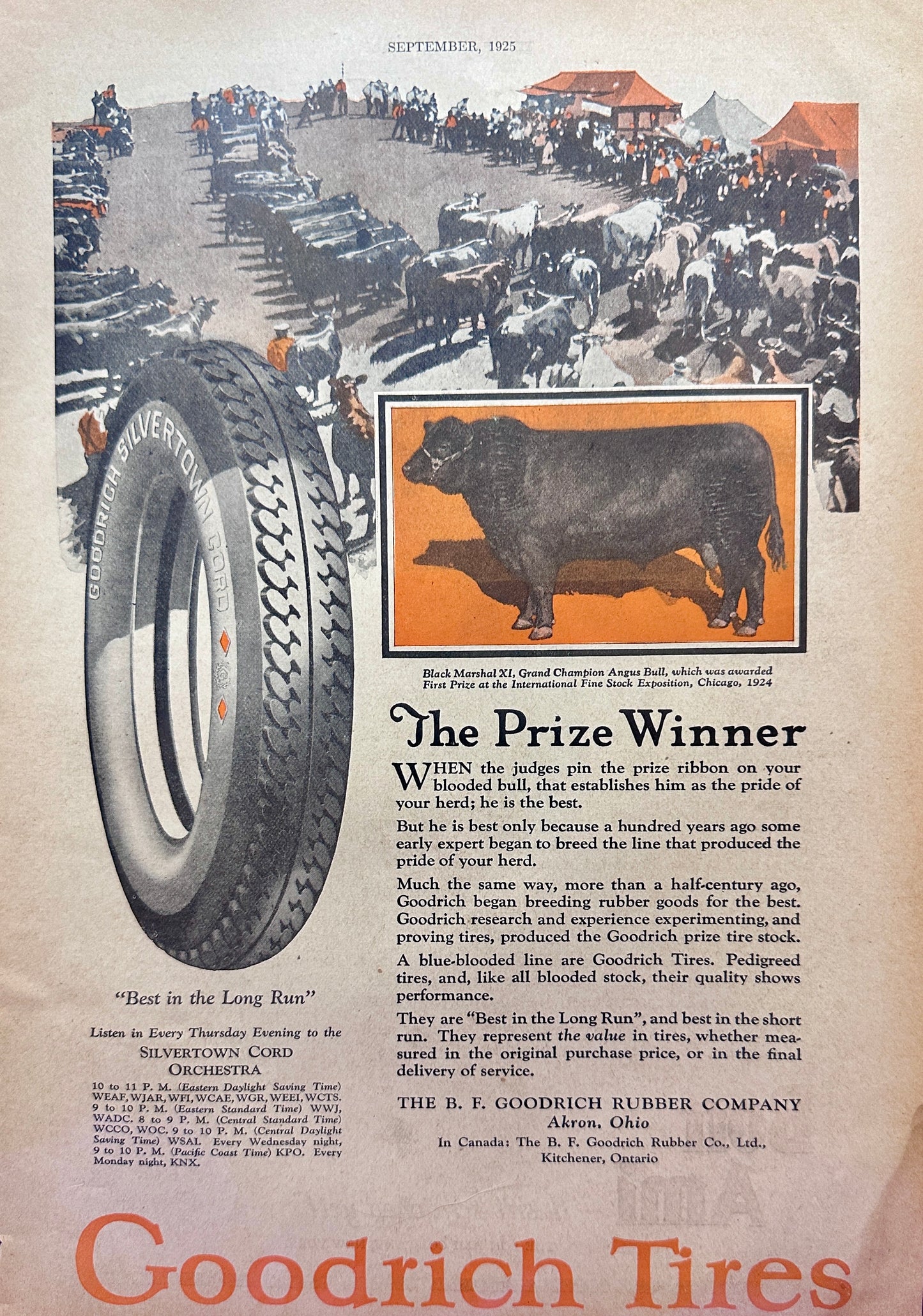 1925 Bon Ami Household Cleaner & Goodrich Tire Vintage Ads