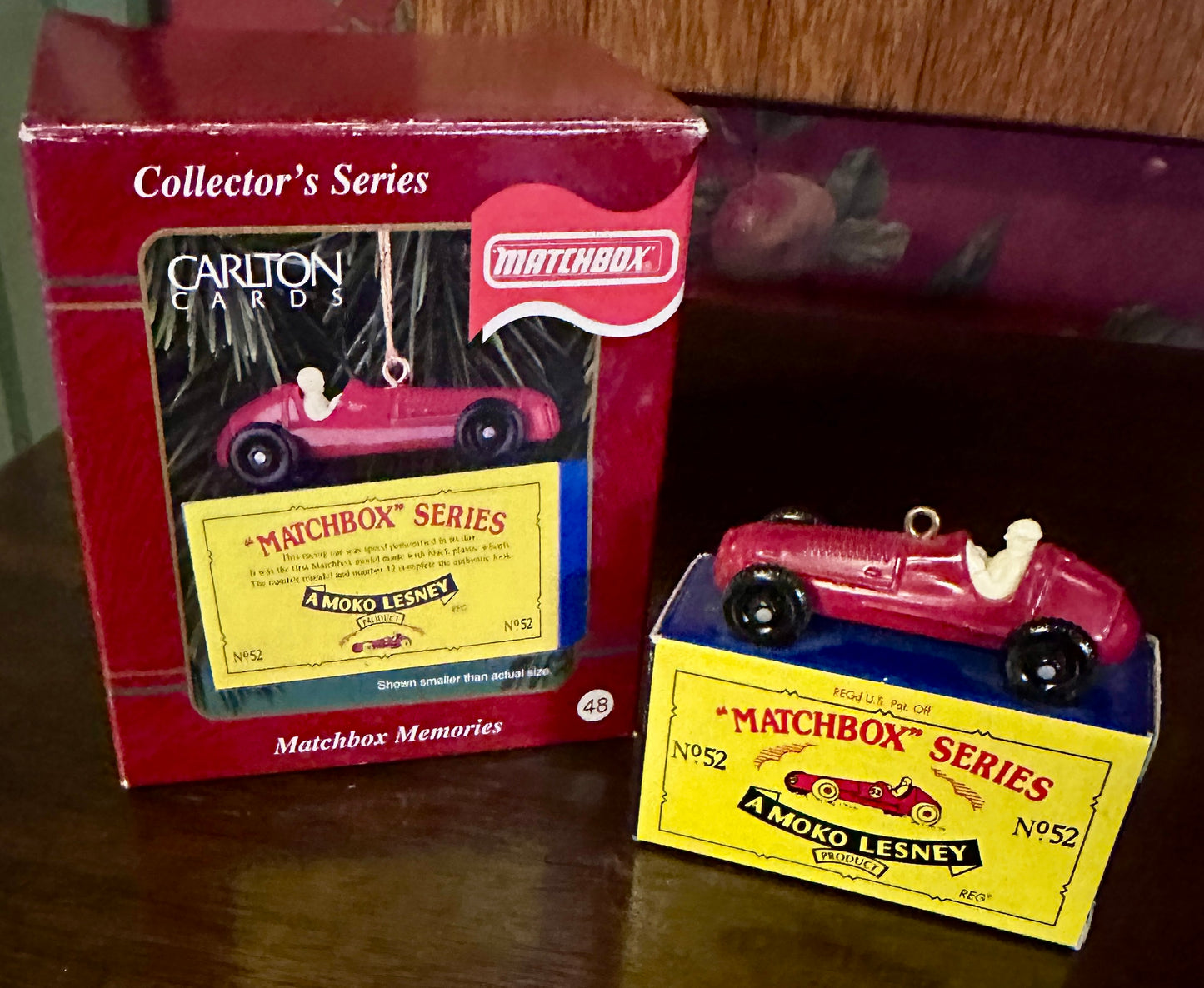 1998 Carlton Cards Matchbox Series - Matchbox Memories Red Racer 10th Anniversary