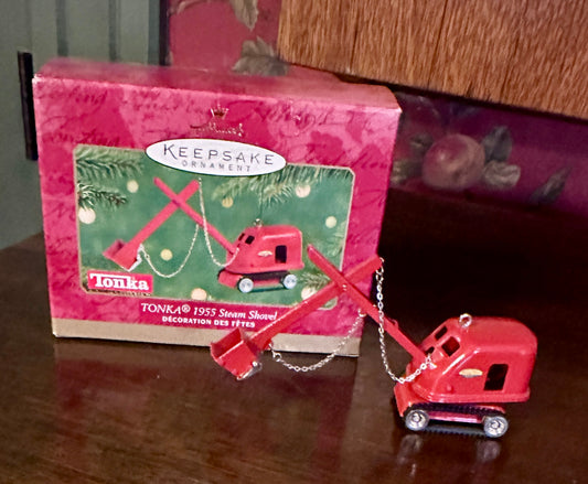 2001 Hallmark Keepsake Ornament - Tonka 1955 Steam Shovel