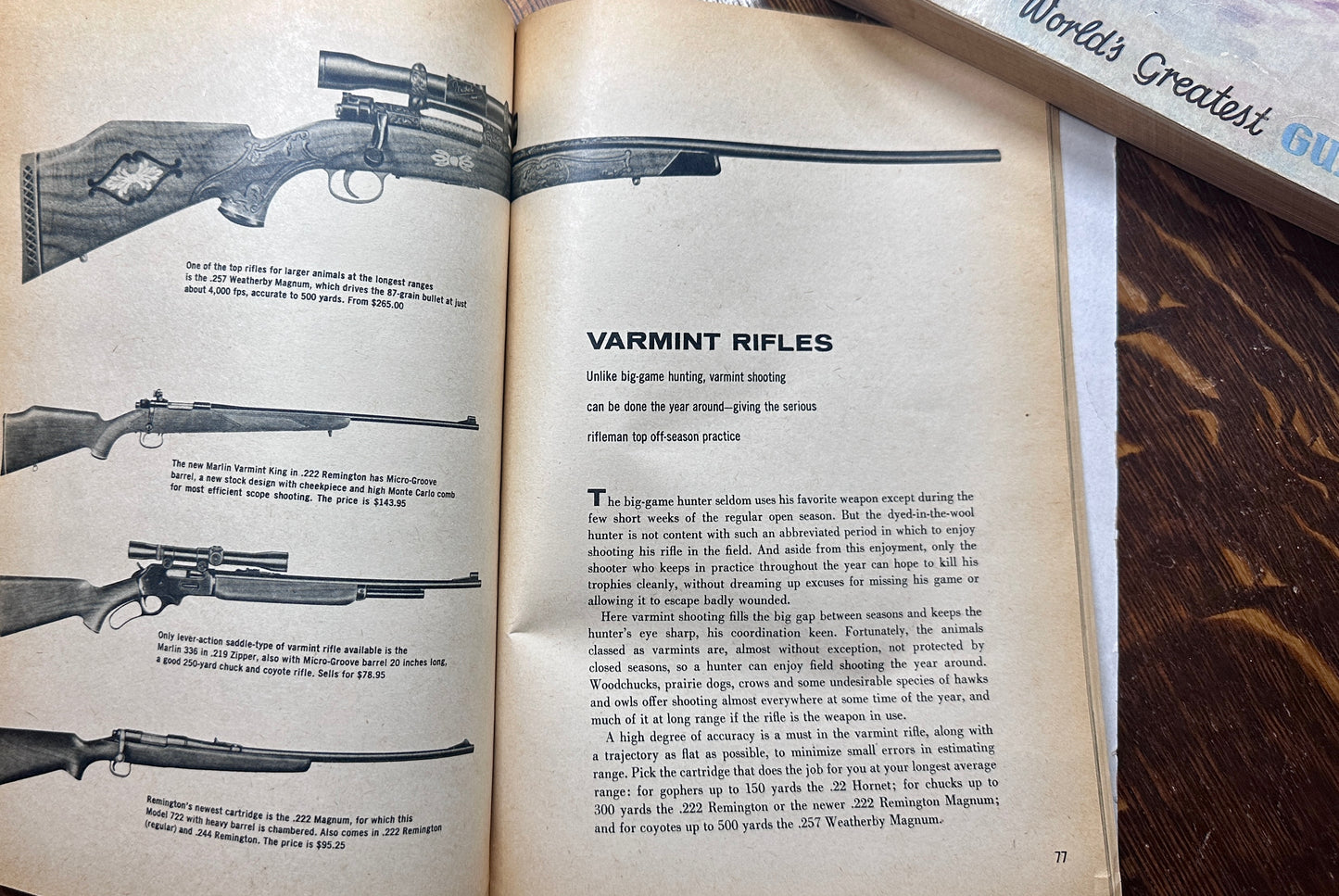 1958 Koller's Guns Annual & 1959 49th Edition of The Shooter's Bible
