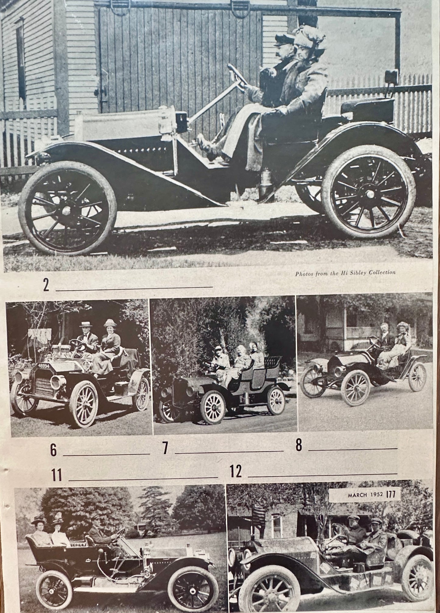 1952 Automobilia - Can you Name These Old Cars Multi-page Quiz