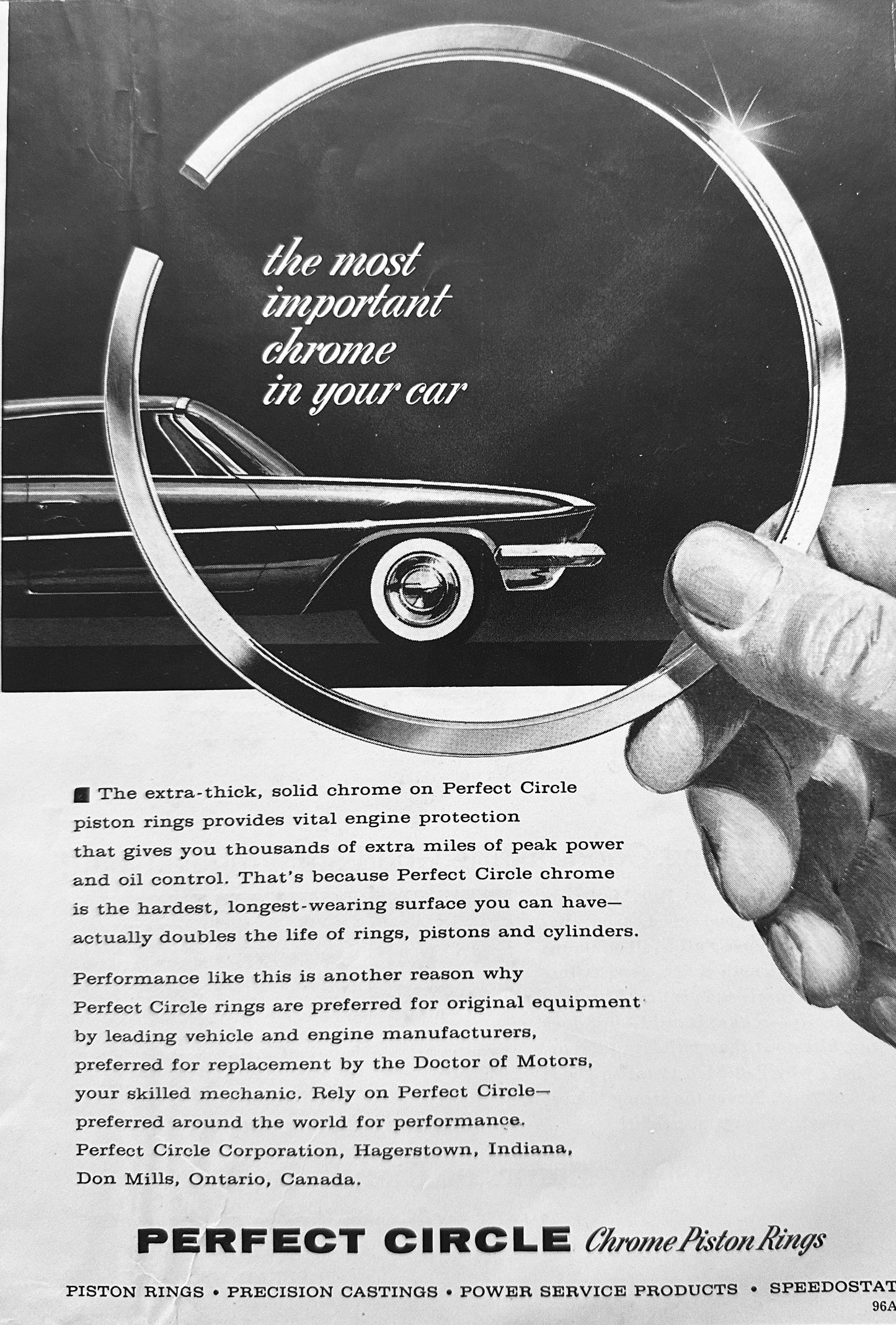 1961 Perfect Circle Piston Rings The Most Important Chrome in Your Car