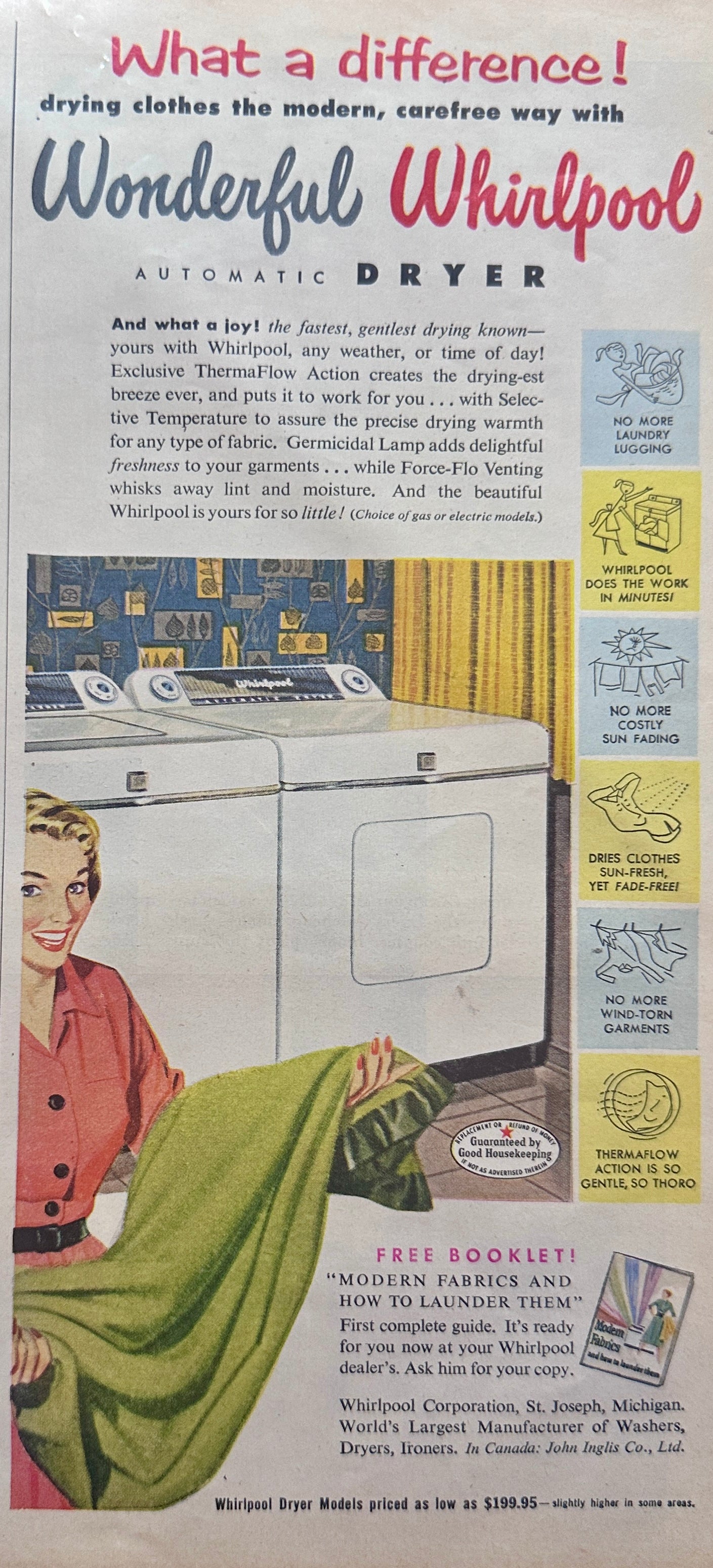 1953 Whirlpool Washer & Dryer Combo - The Modern Way