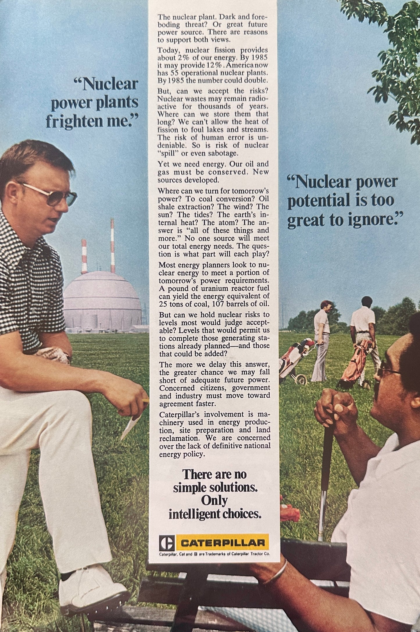 1975 Caterpillar Construction Equipment Business Ad