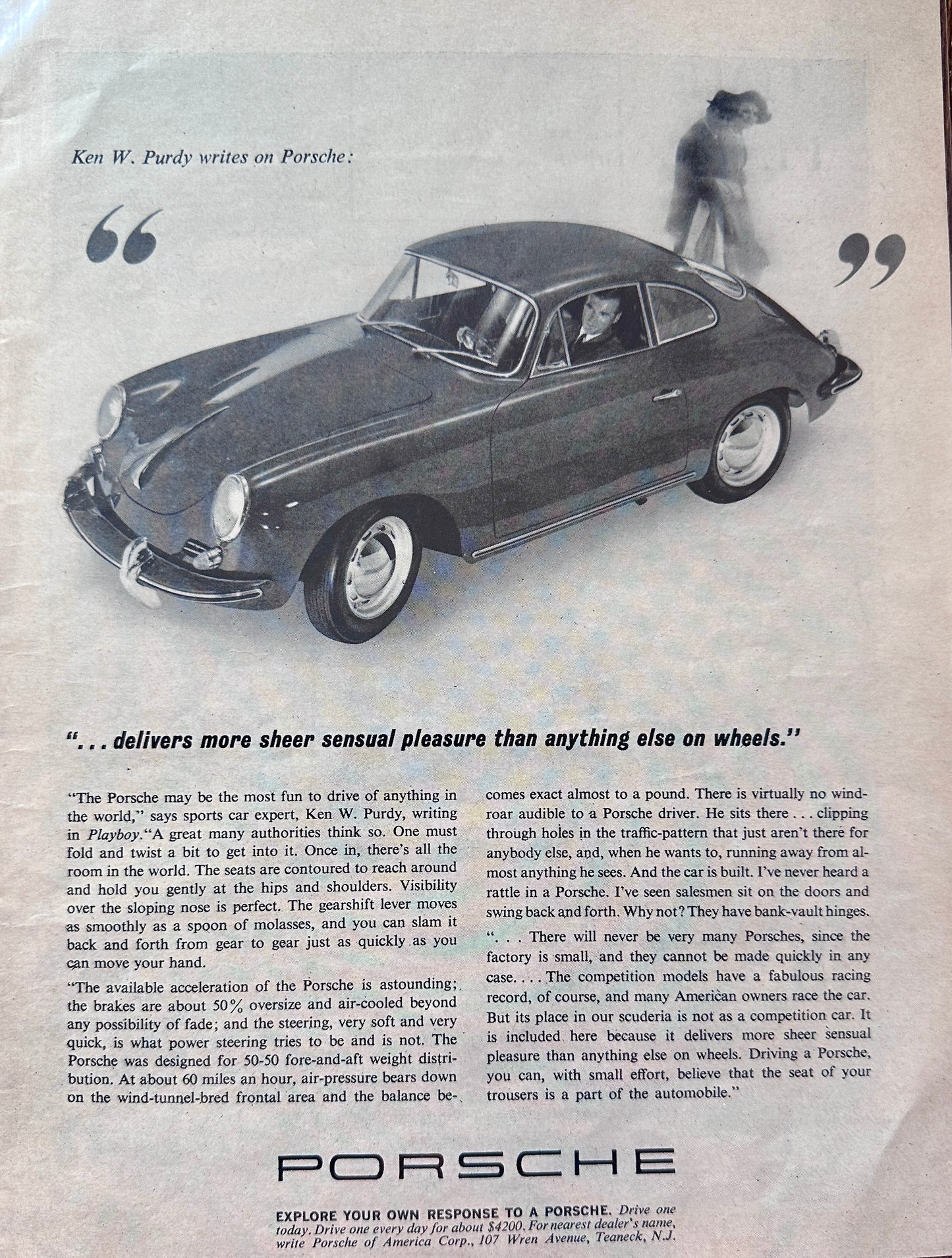 1963 Porsche 911? & Chevy Corvair Spyder Vintage Ads Your Decision