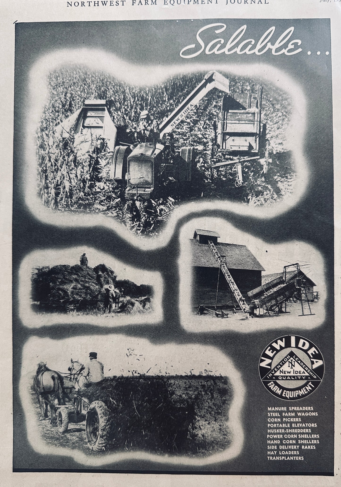 1938 2-Page New Idea Product Line Seasonal...Profitable Vintage Ad N711