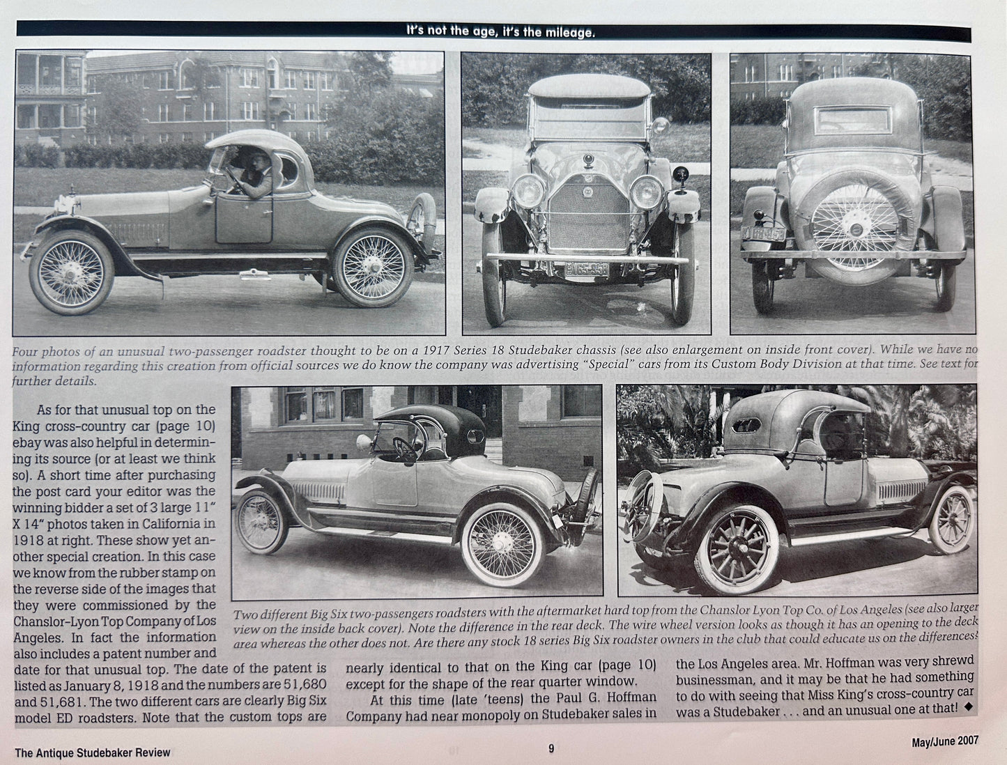 2007 Antique Studebaker Review May-Jun Vol.37 No. 1 SDC-20