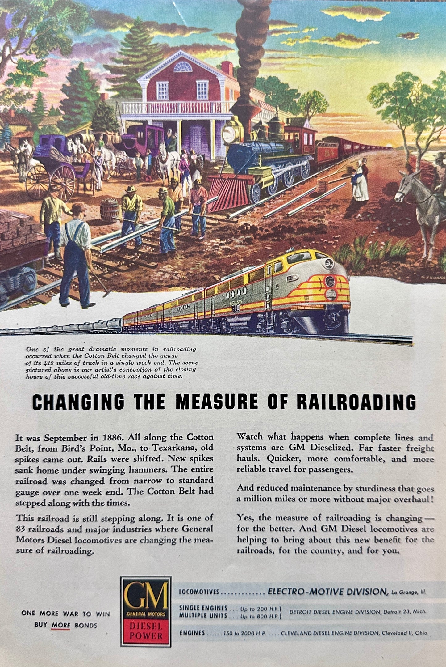 1945 General Motors Diesel Locomotive - Rock Island Hercules - N975
