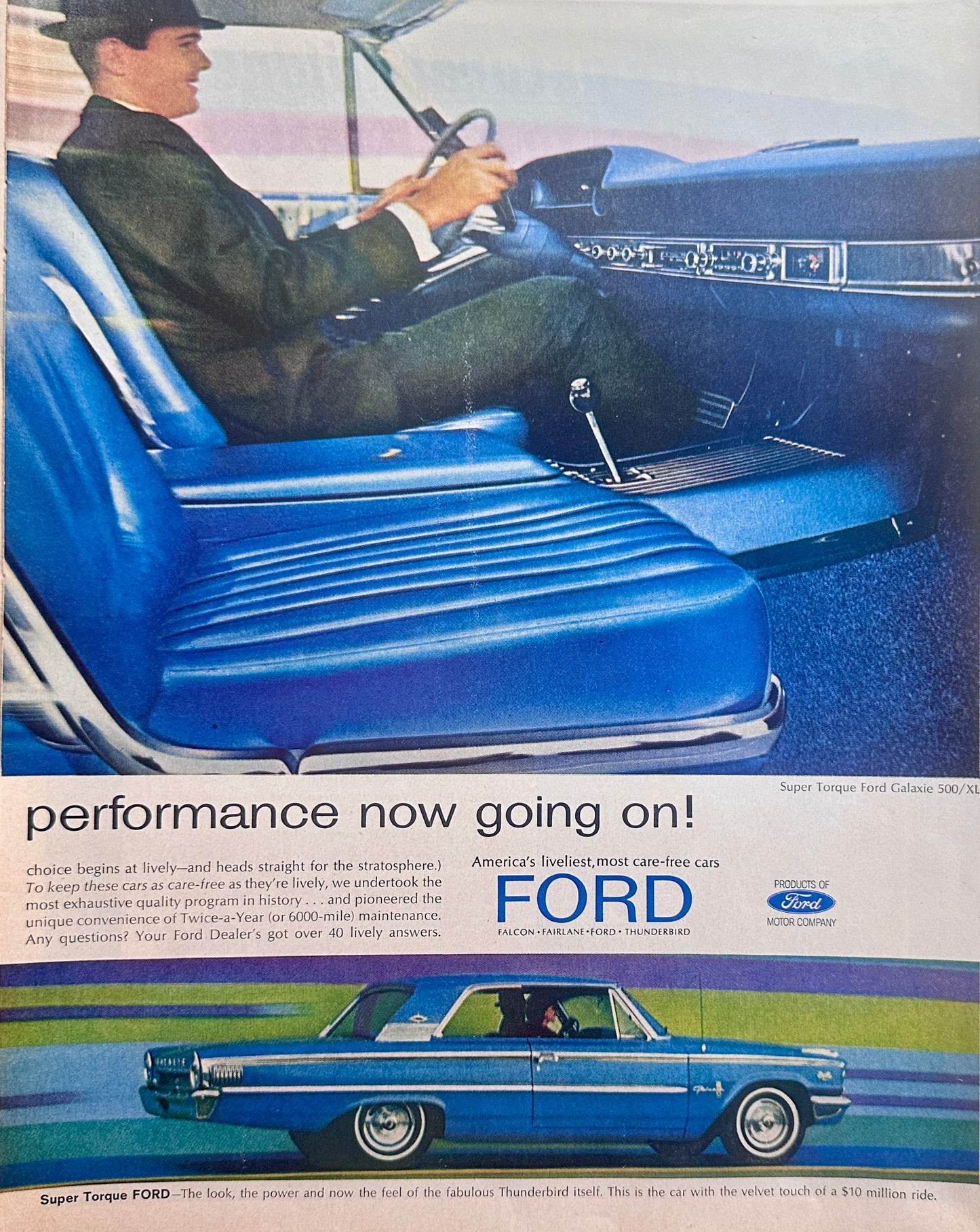 1963 Super Torque Ford Galaxie 500/XL Ad #1566
