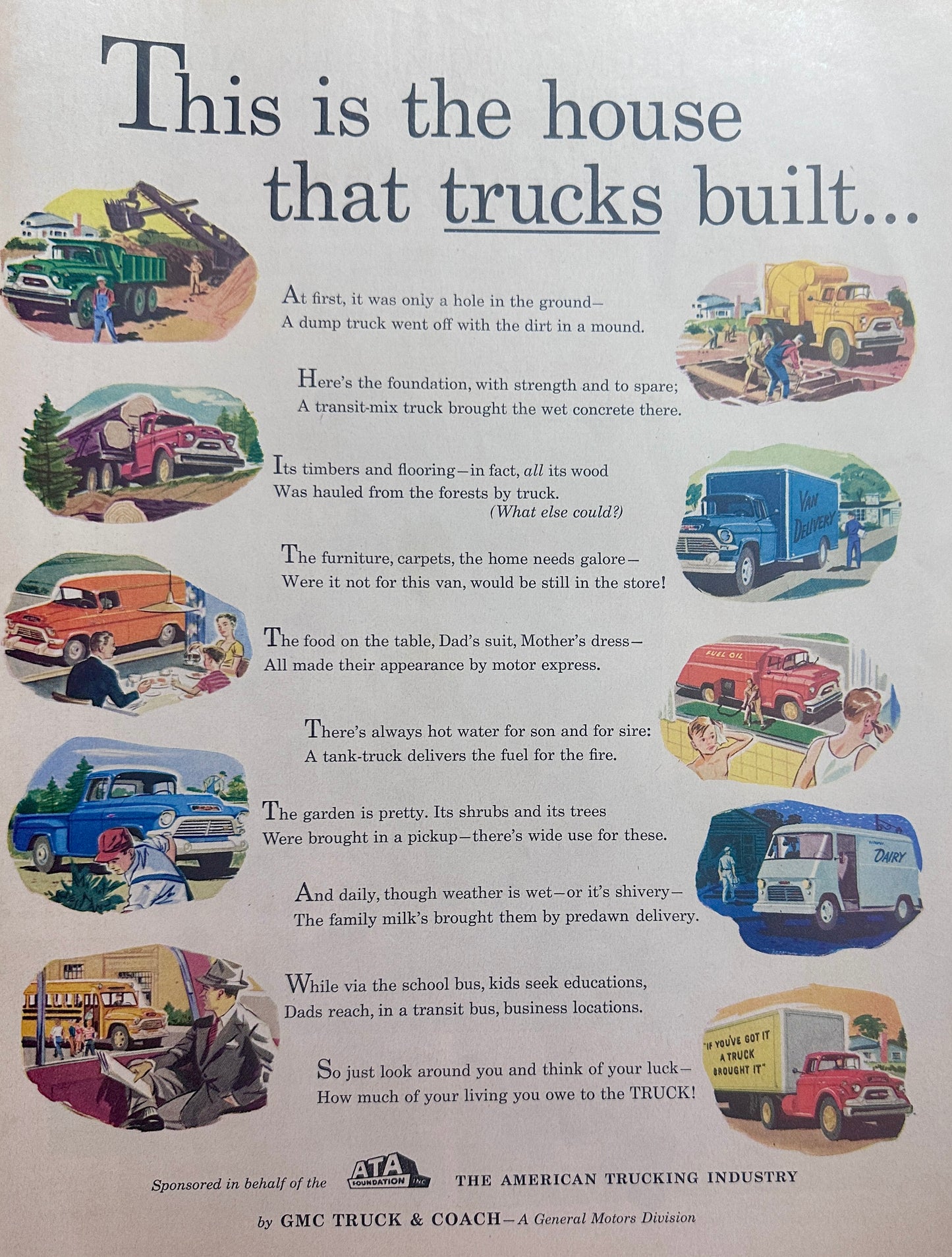 1963 General Motors Trucks & The American Trucking Industry Ad #1576