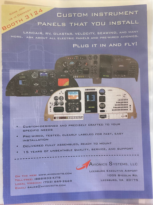 2004 Avionics System Plug In Instrument Panels Ad