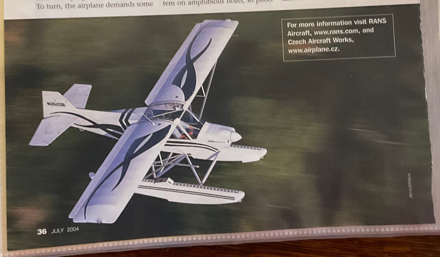 2004 RANS Czech Aircraft Works Magazine Ad