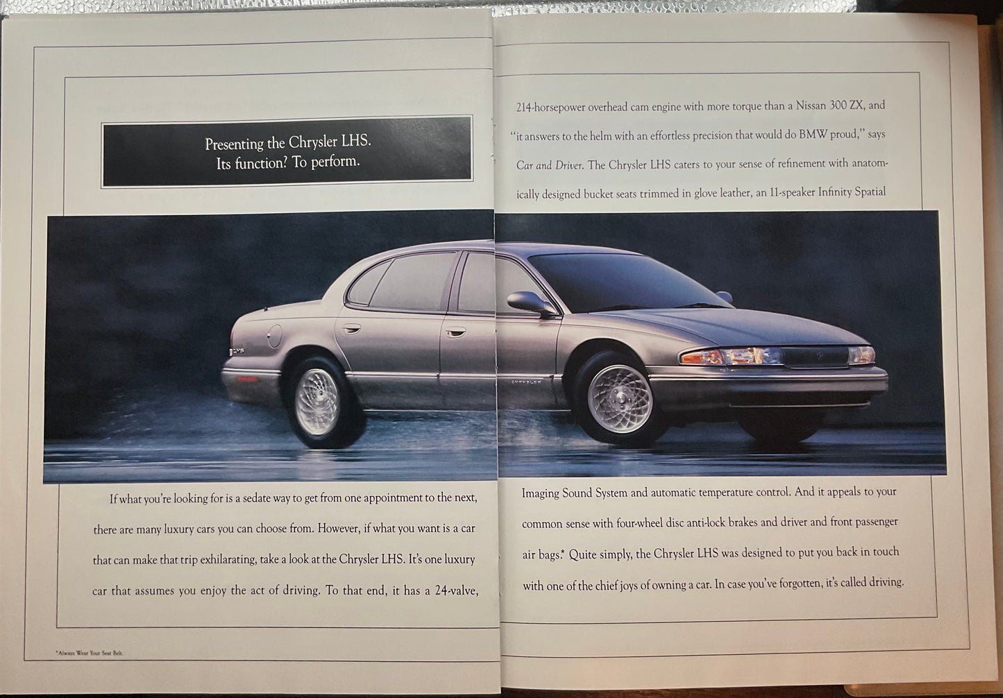 1993 Chrysler 16-Page Brochure Magazine Insert