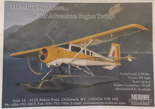 2004 Murphy Moose Seaplane Magazine Ad