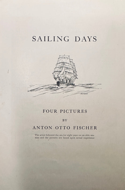 1911 Sailing Illustrations and Prints - Magazine Published - Ready for Framing