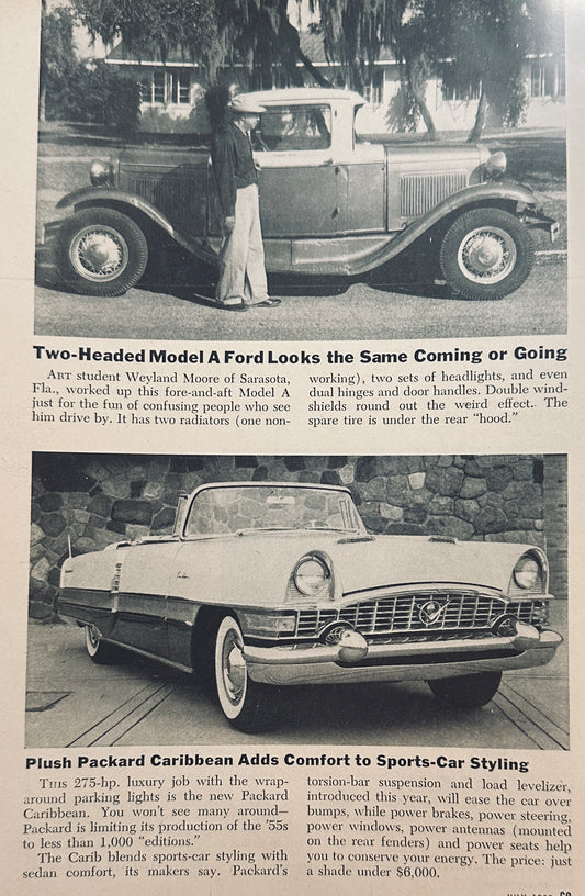 1955 Packard Caribbean Convertible - Limited Edition - Magazine Feature