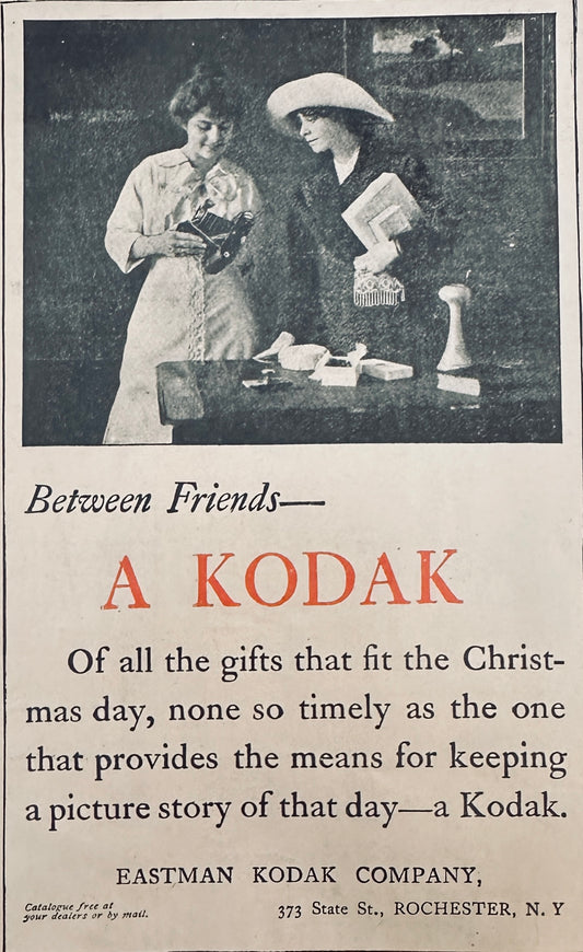 1912 Kodak Camera Magazine Ad