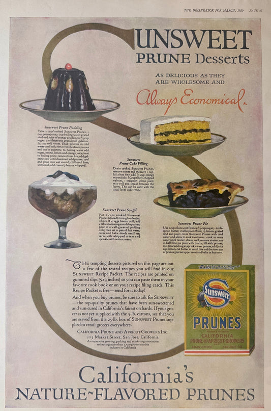 1920's Early Pantry Ads Featuring Fruit Set #111