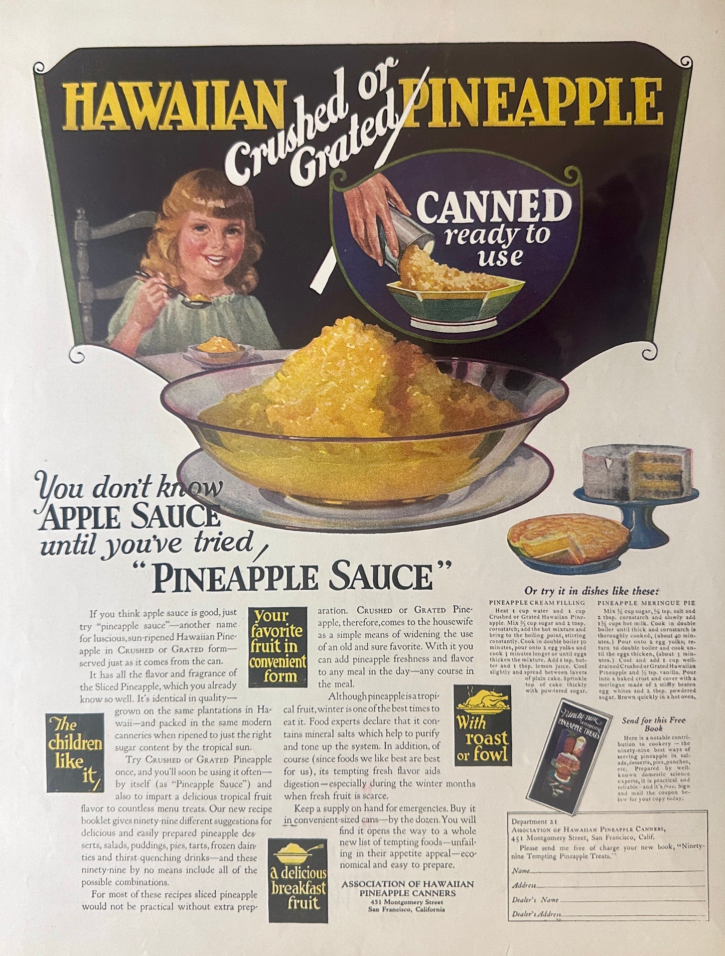 1920's Early Pantry Ads Featuring Fruit Set #111
