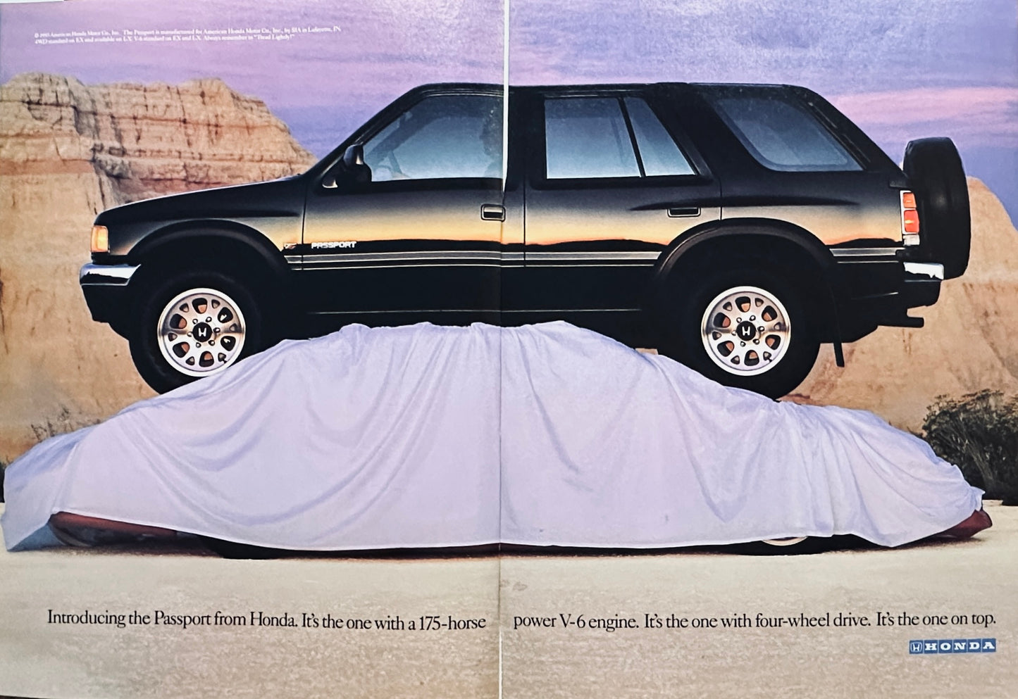 1994 Honda Passport Centerfold Magazine Ad