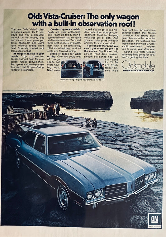 1971 Oldsmobile Olds Vista-Cruiser - Station Wagon - Magazine Ad