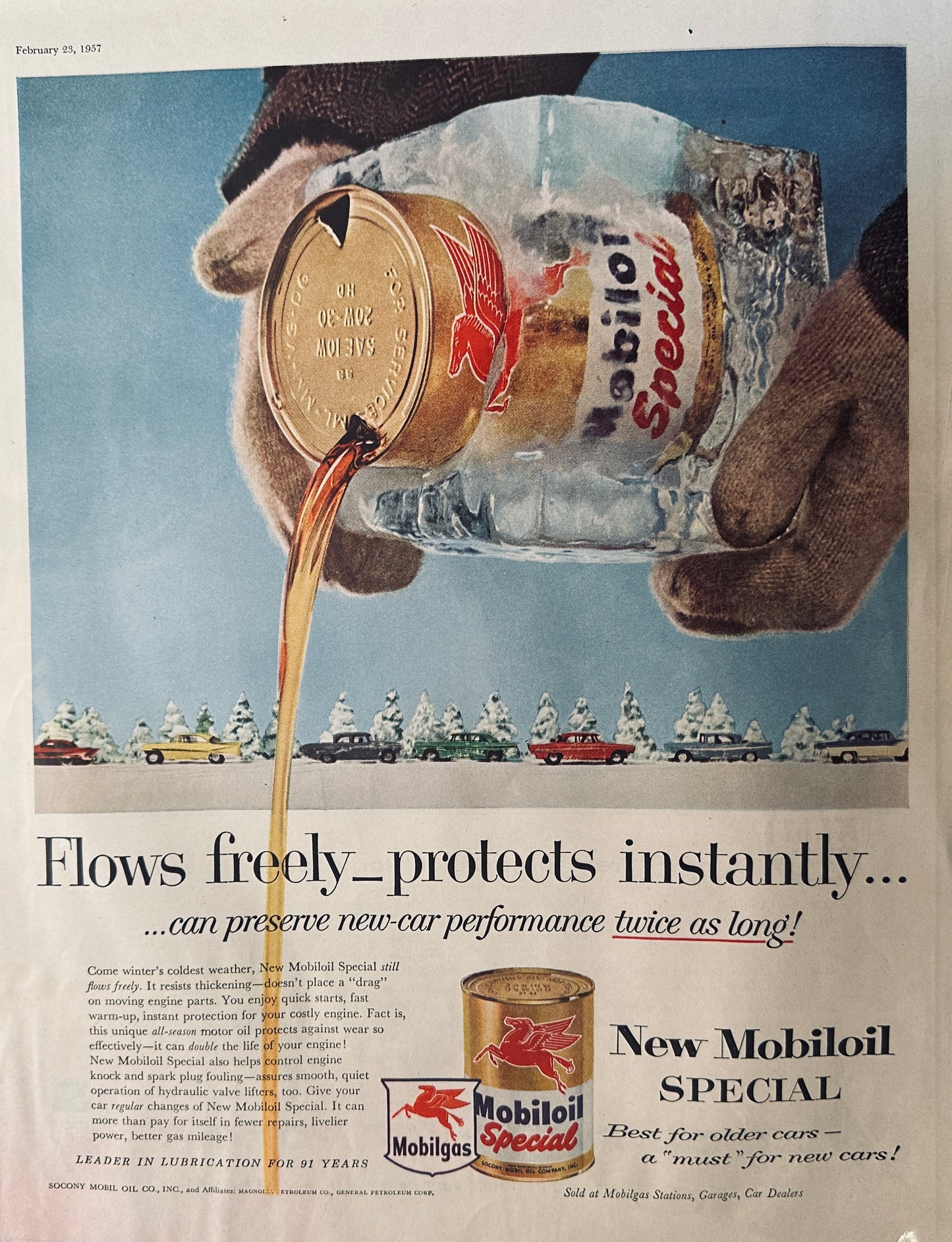 1957 Lockheed Electras - KLM - Allison Prop Jets - Mobiloil - Mobilgas - Ads