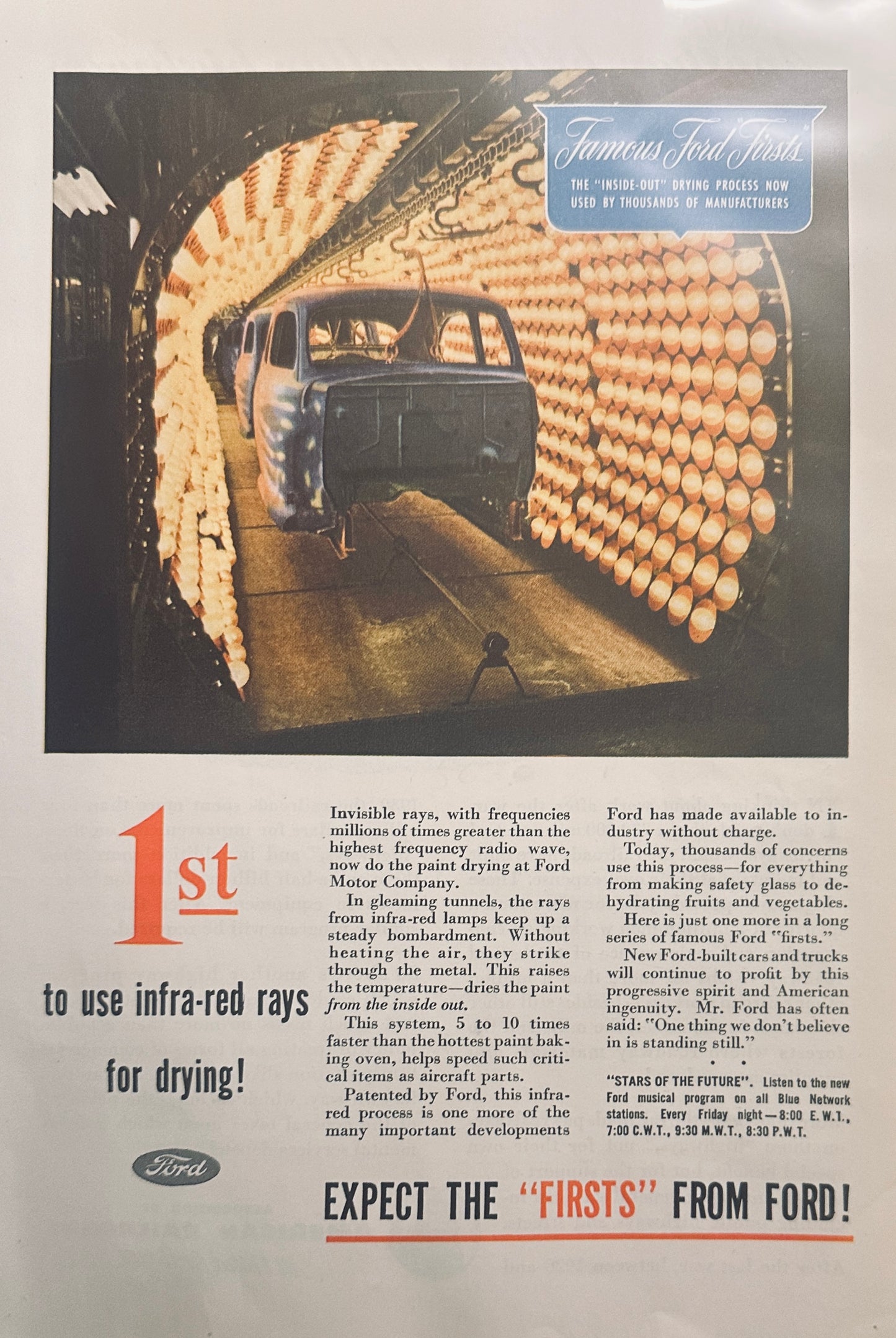 1945 American Railroads & Ford Paint Drying Magazine Ads