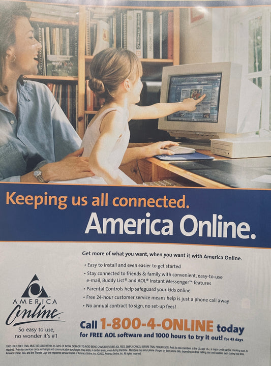 2003 AOL American Online Magazine Ad